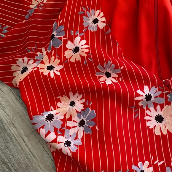 Madewell flutter sleeve wrap dress - Picture 6 of 9